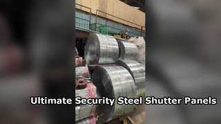 High Security Galvanized Steel Roller Shutter Door Panels